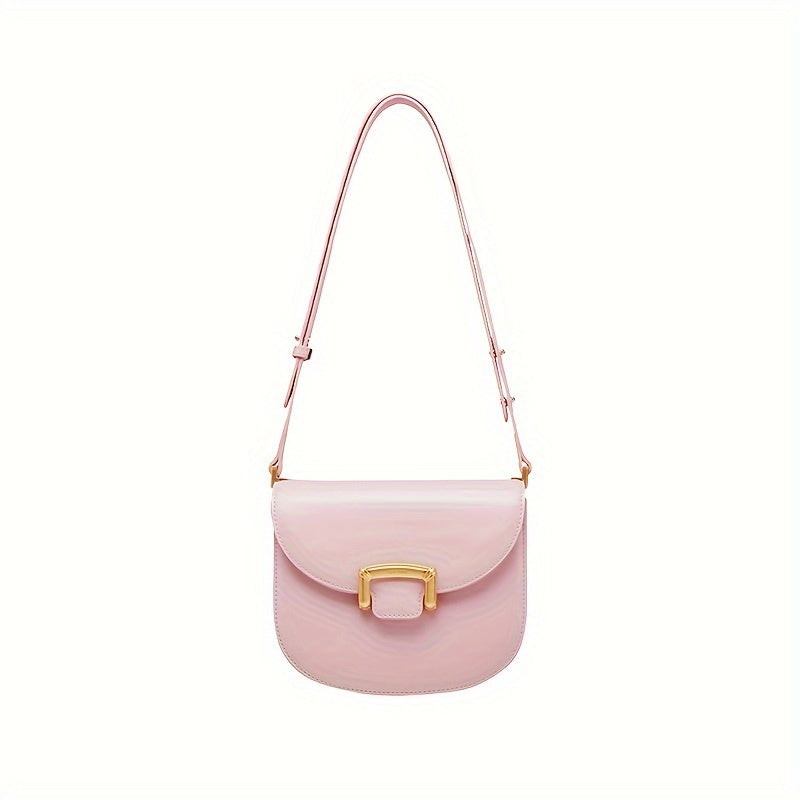 Trendy Saddle Bag - New Arrival, Retro Style, Crossbody, Shoulder Bag, Ladies Handbag, Wedding Bag, Stylish and Elegant Design