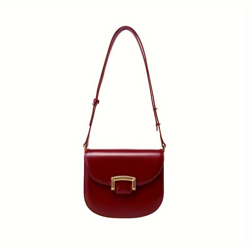 Trendy Saddle Bag - New Arrival, Retro Style, Crossbody, Shoulder Bag, Ladies Handbag, Wedding Bag, Stylish and Elegant Design