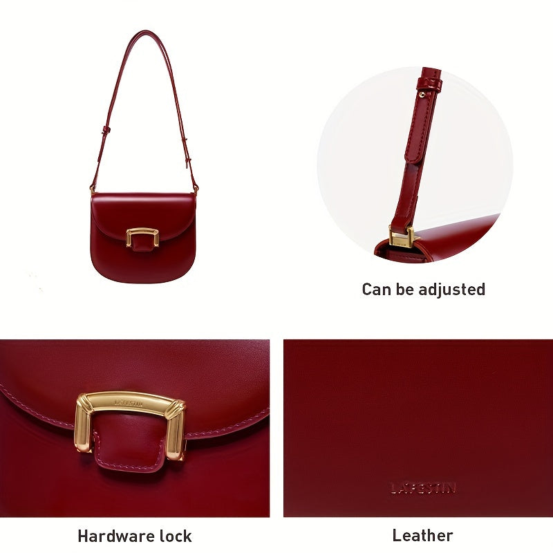 Trendy Saddle Bag - New Arrival, Retro Style, Crossbody, Shoulder Bag, Ladies Handbag, Wedding Bag, Stylish and Elegant Design