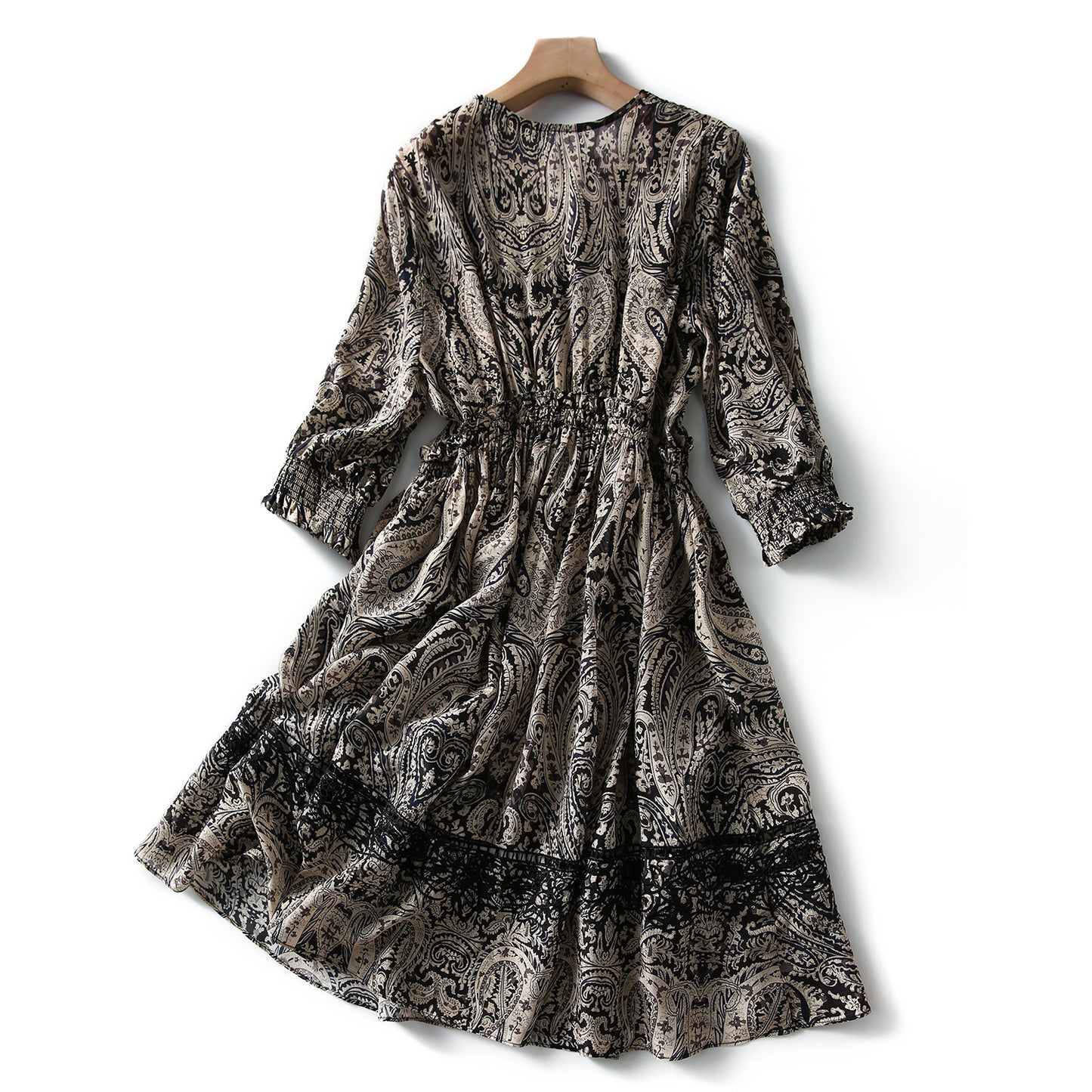 ikearlax Dress New Summer Fashion Skirt Elegant Lace Younger Fake Two-Piece Dress Small Bottoming Skirt