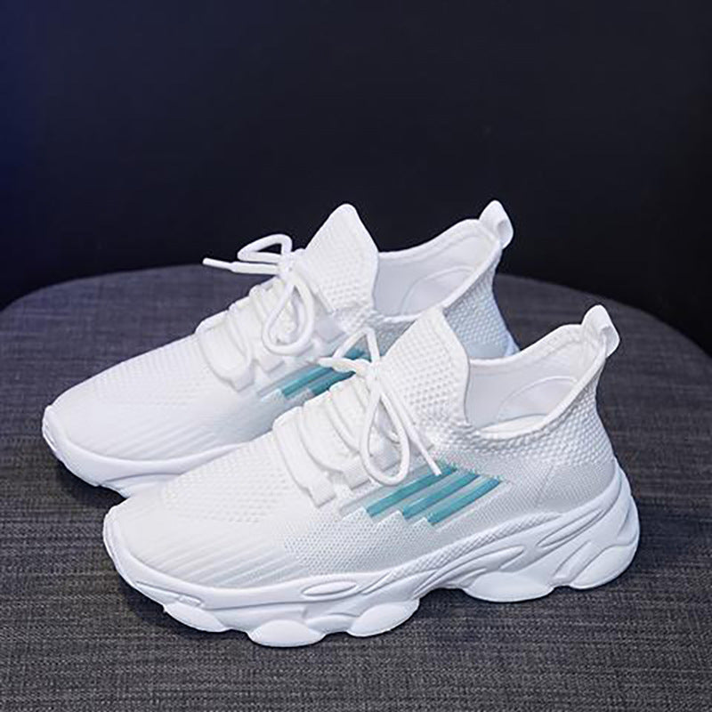 ikearlax Cross-Border Spring and Summer New Korean Style Stylish Women's Shoes Breathable Flying Woven Coconut Shoes Women's Sports Casual Fashion Shoes