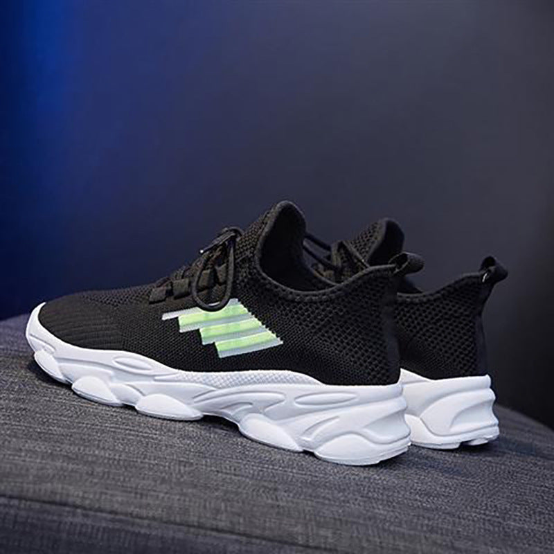 ikearlax Cross-Border Spring and Summer New Korean Style Stylish Women's Shoes Breathable Flying Woven Coconut Shoes Women's Sports Casual Fashion Shoes