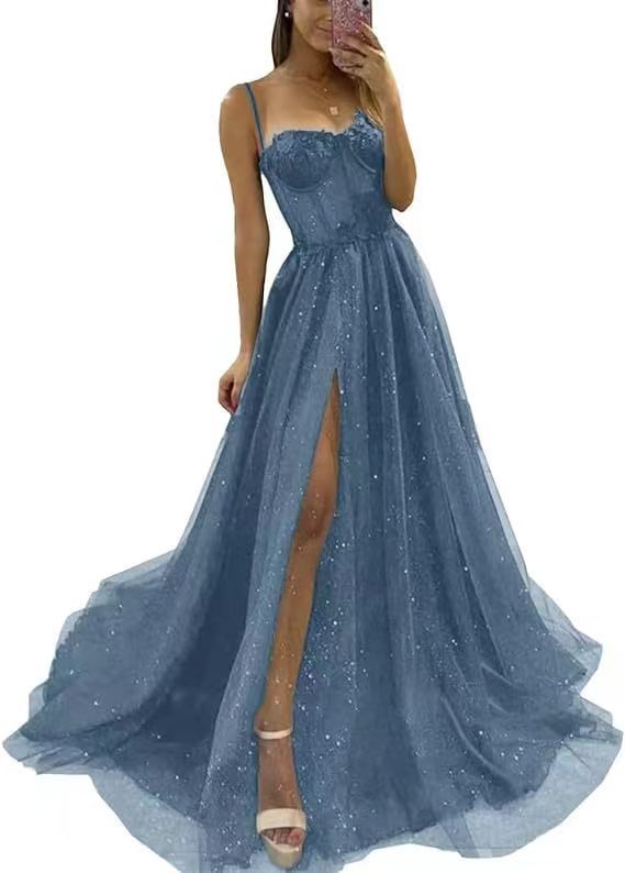 IKEARLAX European and American Foreign Trade Wish Sexy New Long Elegant Sexy Black Bottoming Dress