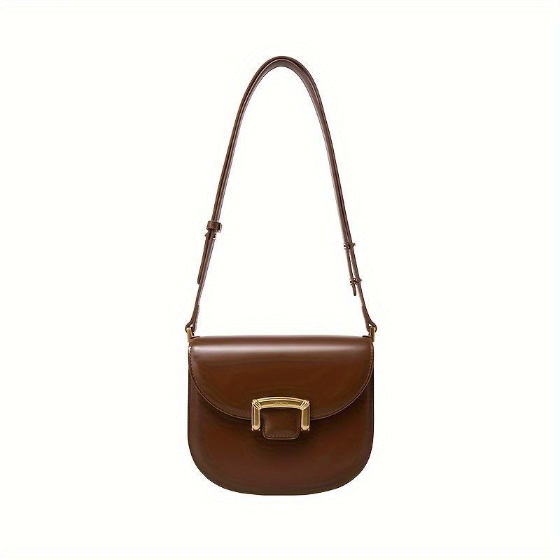 Trendy Saddle Bag - New Arrival, Retro Style, Crossbody, Shoulder Bag, Ladies Handbag, Wedding Bag, Stylish and Elegant Design