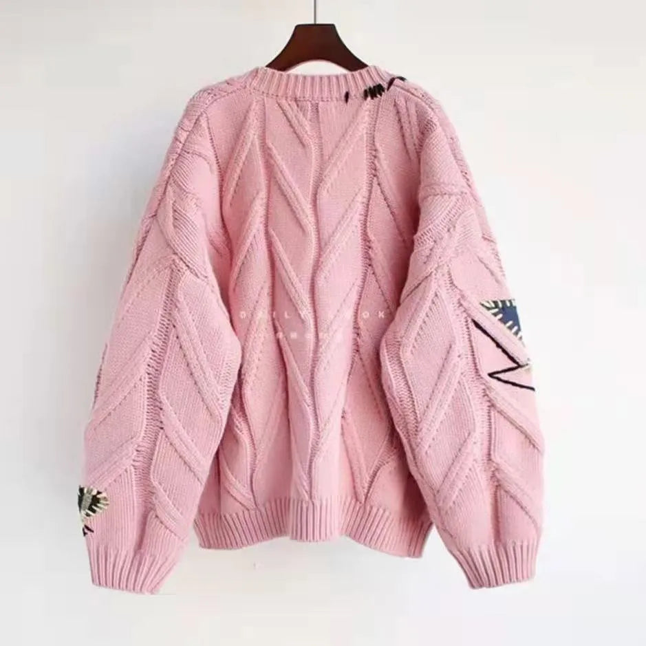 Designers Clothes Women Sweaters Winter Cardigan Cashmere Blend Fashion High Quality 3 Colors Costume 66