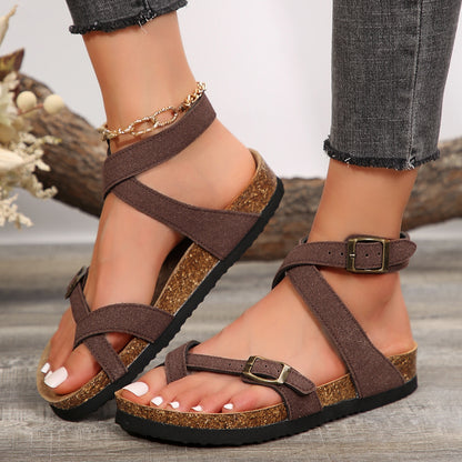 Ultra-Comfort Orthopedic Slides Sandals - Soft Memory Foam, Slip-Resistant, Breathable Cork Footbed, Easy-Adjust Buckle, High-Performance Athletic Design, Orthopedic Arch Support - Perfect for Active Women, Everyday Casual Wear, Comfortable Walking Shoes